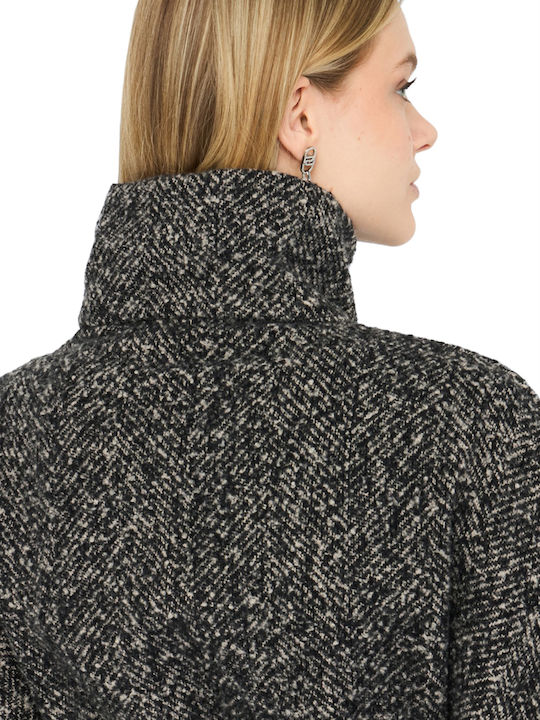 Women's Poncho Black