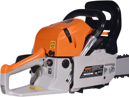 Kraft Gasoline Chainsaw 5.5kg with Blade 45cm and Easy Start