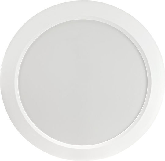 Geyer Στρογγυλό Εξωτερικό LED Panel 20W με Θερμό Λευκό Φως 3000K 22.6εκ.