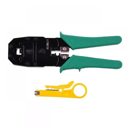 Kemot KS315 Πρέσα Ακροδεκτών Δικτύου RJ12, RJ11, RJ45, RJ10, RJ22 (Μήκος 180mm)