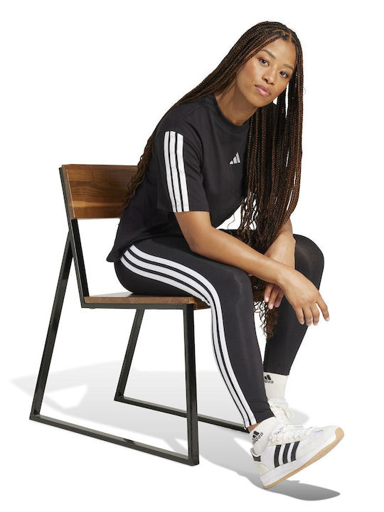 Essentials 3-Stripes Women's Long Training Legging Black