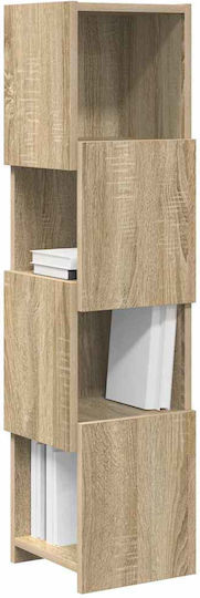 vidaXL Office Storage Cabinet Wooden White 25.5x25x102cm