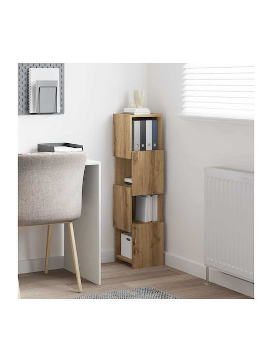Office Storage Chipboard Cabinet White L25.5xW25xH102cm
