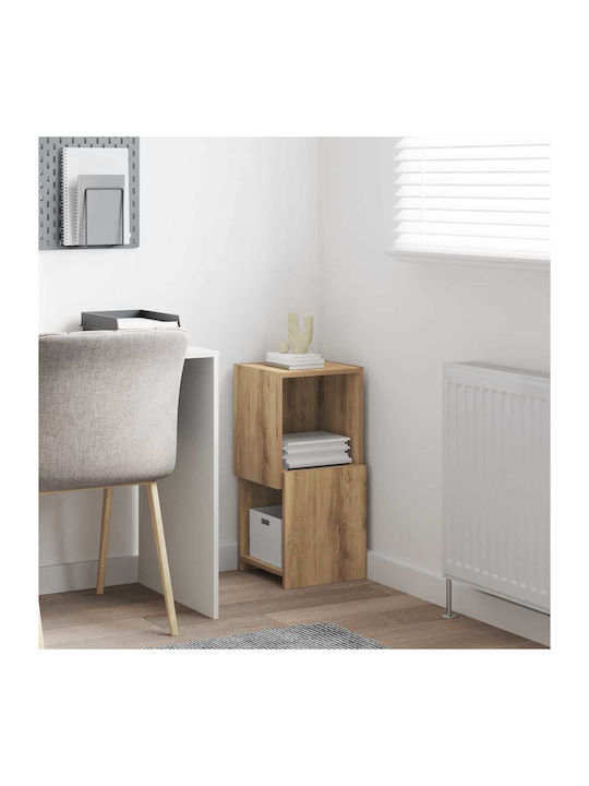 Office Storage Chipboard Cabinet White L30.5xW30xH65cm