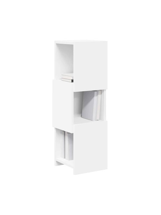 Office Storage Chipboard Cabinet White L25.5xW25xH80cm