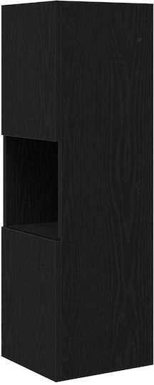 Schreibtischschrank aus Holz Weiß 30,5x30x95cm