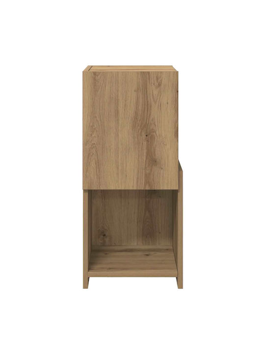 Office Storage Chipboard Cabinet White L30.5xW30xH65cm