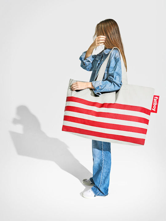 Fatboy Carry-too-much-bag Текстилна Чанта За Пазаруване 70x50 В Сив Цвят