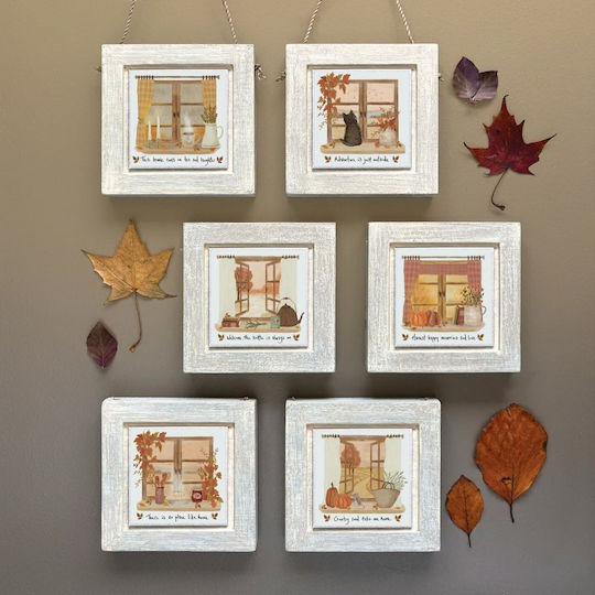 Synchronia Decorațiune Suspendată Din Lemn 10x10cm