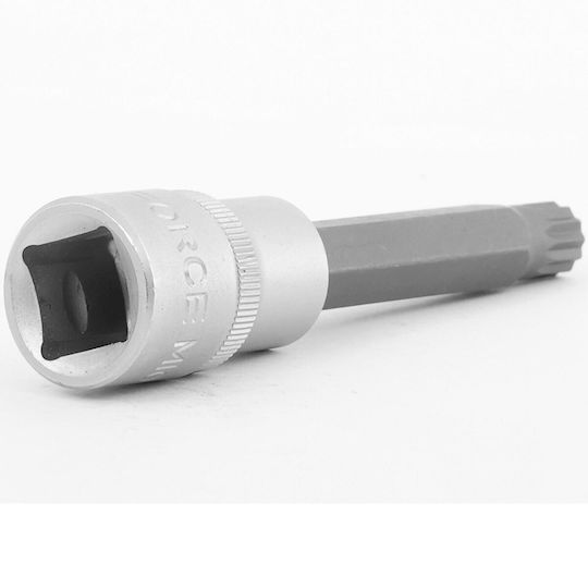 Force Long Spline Socket 1/2'' Long Walnut with Spline Head and Socket 1/2'' M9x120mm