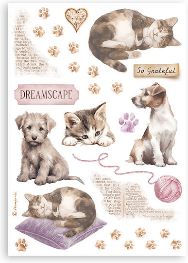 Washi Stickers Pad A5 8 Sheets Quiet Days Stamperia