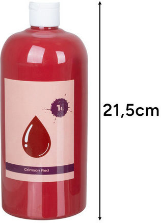 Tempera Farben Mehrfarbig in Flasche 1000ml 12Stück