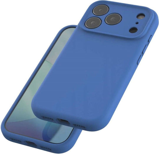 Spacecase Umschlag Rückseite Silikon Blau (iPhone 17 Pro)