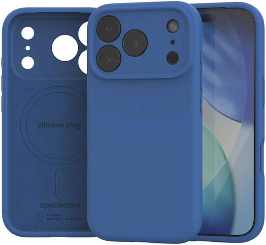 Spacecase Umschlag Rückseite Silikon Blau (iPhone 17 Pro)