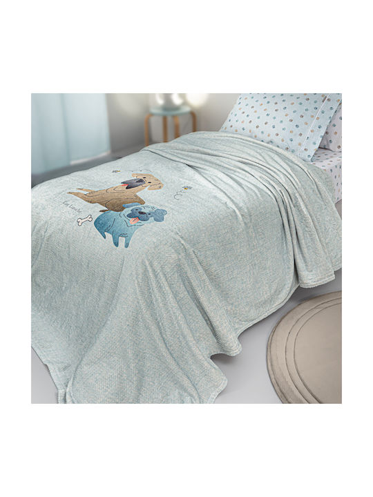 Guy Laroche Blanket Fleece Ciel 160x220cm