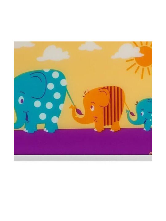Reer Lumini LED Lampă decorativă pentru copii Elephant Gri 10x9x3εκ.