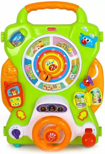 Hola Toys Multicolour Baby Push Walker for 12+ Months with Sounds