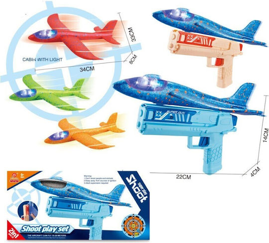 Zita Toys Όπλο Εκτόξευσης Αεροπλάνου Παιδικό Πιστόλι 5.5εκ.