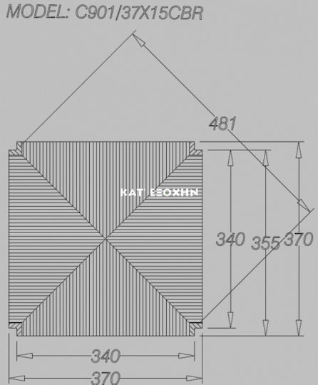 Scaun Lemn 37x37cm Maro