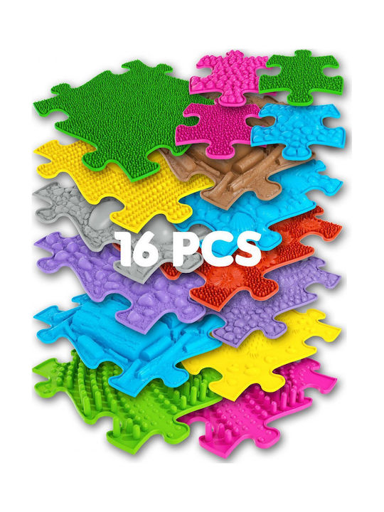 Askato Puzzle De Podea Pentru Copii 16 Piese