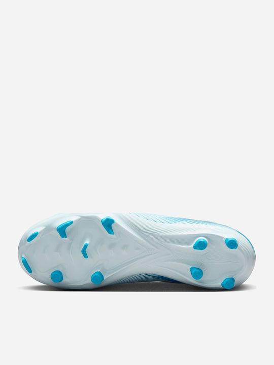 Papuci de fotbal pentru copii Zoom Mercurial Superfly 10 Academy Fg Mg cu crampoane Albastru