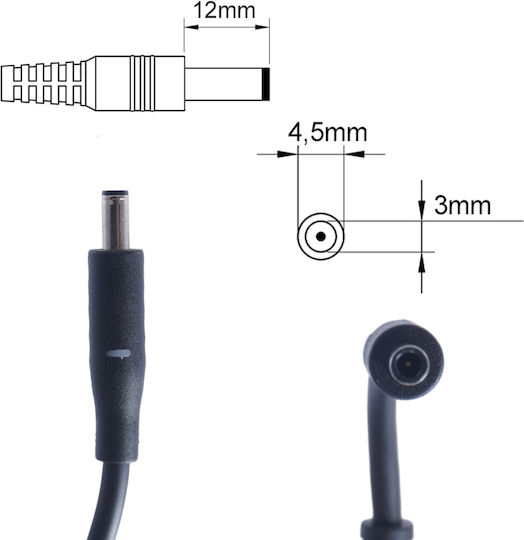 Laptop Power Adapter Charger Dell Inspiron 16 7610 Reg Model P107f Reg Type P107f00103jf3h Cn-03jf3h-loc00-1bg-21a6-a05 Saa-173089-ea 171470-11 La130pm190 Su10462-17008 Code 60259