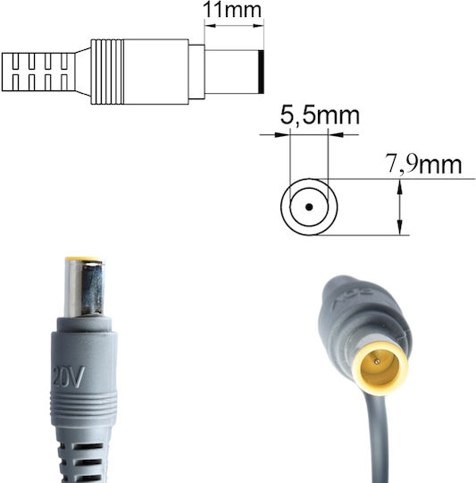 Laptop Power Adapter Charger IBM Lenovo ThinkPad X120e X200si X201i X201s X220i X230i Code 60066