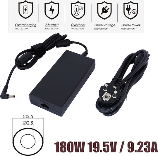 Laptop Power Supply AC Adapter Charger Delta ADP-180MB K 19.5V 9.23A 5.5mm x 2.5mm Laptop Notebook Charger OEM Code 60176