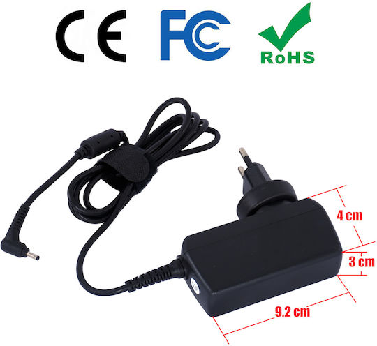 Laptop Power Adapter Charger Acer Iconia Tab Tablet A100 A101 A200 A210 A501 A500-10s08u A200-10g08 Ak.018ap.027 12v 1.5a 18w 3*1.1mm Tablet Charger OEM Code 60180