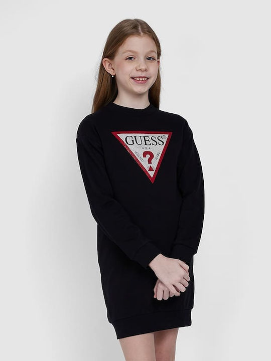 Children's Dress Sweatshirt Long Sleeve Black