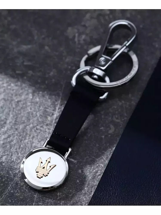 Maserati Keyring Kmu5240101 Μπρελόκ Μαύρο Kmu5240101