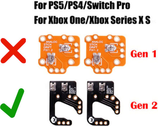 Placă De Control Centrare Joystick-uri Analogice Pcb Controller Reparare Drift Analog 1.3 Pentru Controlere Ps5 Ps4 Ps3 Xbox One Series S X Nintendo Switch Pro Gen 2 Cod 1-game196
