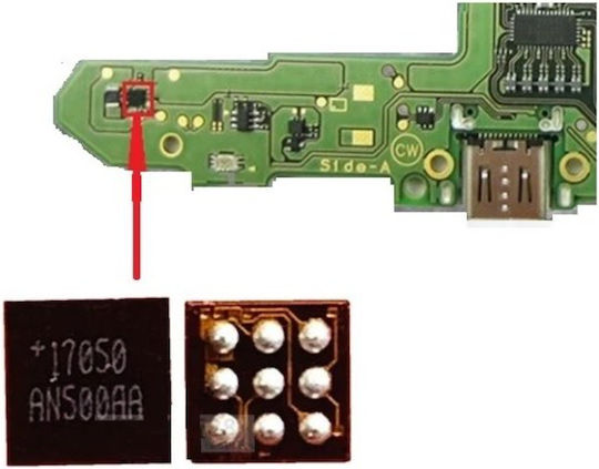 Контролер Ic Чип Чипсет За Засичане На Батерия Bga9 Fuel Gauge Ic Чип Max17050x Max17050 17050 Nintendo Switch Конзола Код 1-game128