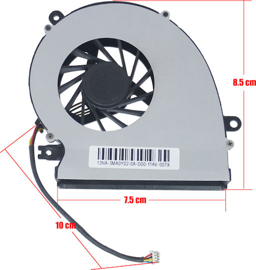 Laptop Fan CPU Cooling Fan Acer Aspire 6920 6920G 6935 6935G ZB0509PHV1-6A 4Pin Code 81044