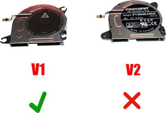 Interner Kühlgebläse Nintendo Switch 4pin Kode 81476