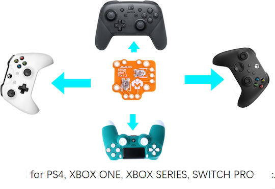 Placă De Control Centrare Joystick-urilor Analogice Pcb Controller Reparare Drift Analog 1.2 Pentru Controlere Ps5 Ps4 Ps3 Xbox One Series S X Nintendo Switch Gen 1 Cod 1-game193