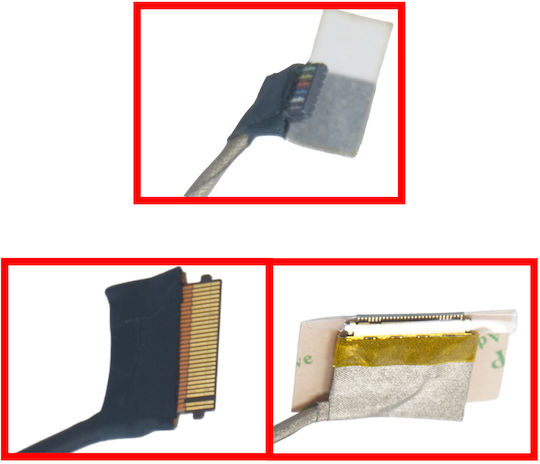 Flex Video Screen LCD Cable for Laptop Haier 5000 Casper C600 C650 15.6" 60Hz DD0LG9LC001 DD0LG9LC021 JHI3AXD9455 EDP 30pins Monitor Cable Code 1-flex1373