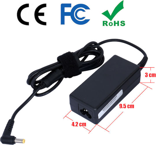 Τροφοδοτικό Laptop Ac Adapter Φορτιστής Acer 30w Pa-1300-04 19v 1.58a 5.5mm X 1.7mm Laptop Notebook Charger Oem Υψηλής Ποιότητας Κωδ.60030