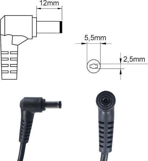 Τροφοδοτικό Laptop Ac Adapter Φορτιστής Toshiba Pa3743u-1aca Toshiba Mini Notebook Nb205-n325bn Toshiba Mini Notebook Nb205-n325pk Toshiba Mini Notebook Nb205-n325wh Nb205-n330bl Nb205-n330bn Nb205-n330pk Oem Υψηλής Ποιότητας Κωδ.60010