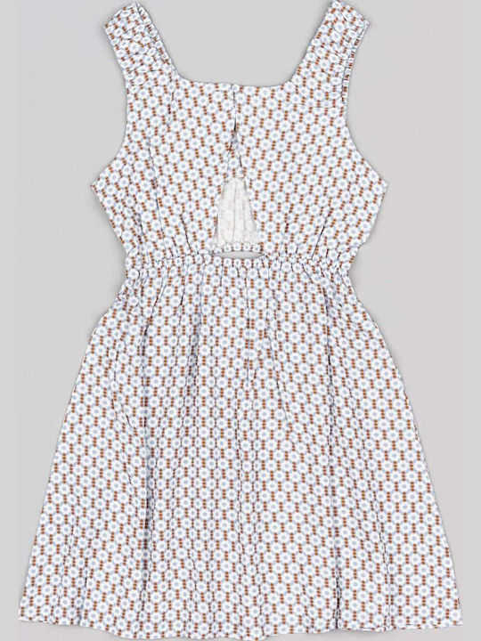Rochie pentru Copii Fără mâneci Floral Sky Blue