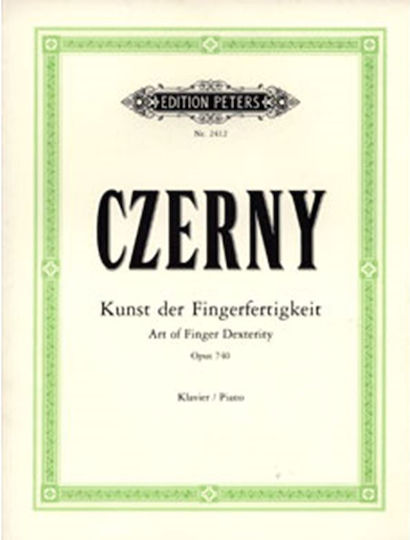 Edition Peters Czerny Carl - 50 Ασκήσεις Δεξιοτεχνίας Op.740 Παρτιτούρα για Πιάνο