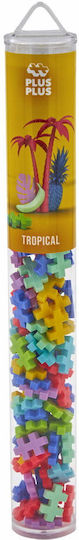 Plus Plus Τουβλάκια Tropical Colormix για 5+ Ετών 100τμχ