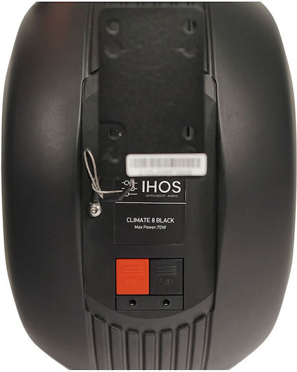 Ihos Climate 8 Black Passive Installation Speaker In/Outdoor 2-Way 8"