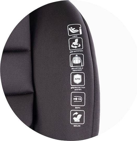 Chipolino Premium Autositz i-Size mit Isofix Blackberry