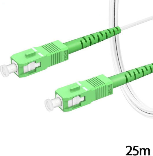 Anga Optical Fiber Cable 25m White