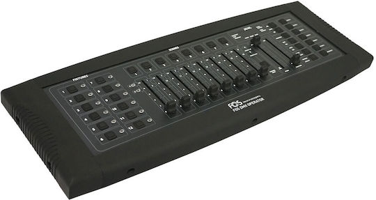 Fos Technologies DMX Operator DMX Controller Κονσόλα Φωτισμού με 192 Κανάλια Ελέγχου / 1 Είσοδο XLR και Σύνδεση USB (για PC)