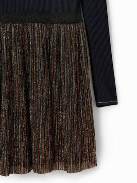 Kinderkleid Langärmelig Schwarz