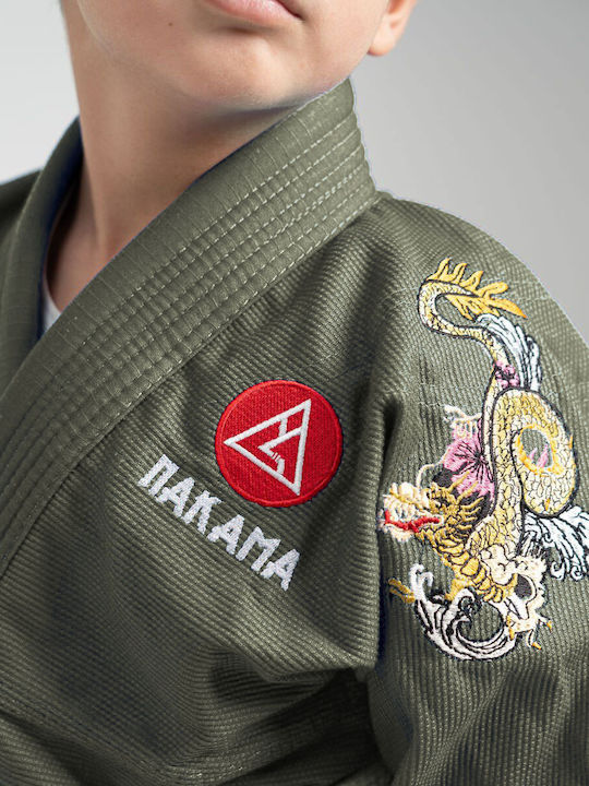 Nakama Uniform Brasilianisches Jiu Jitsu Grün