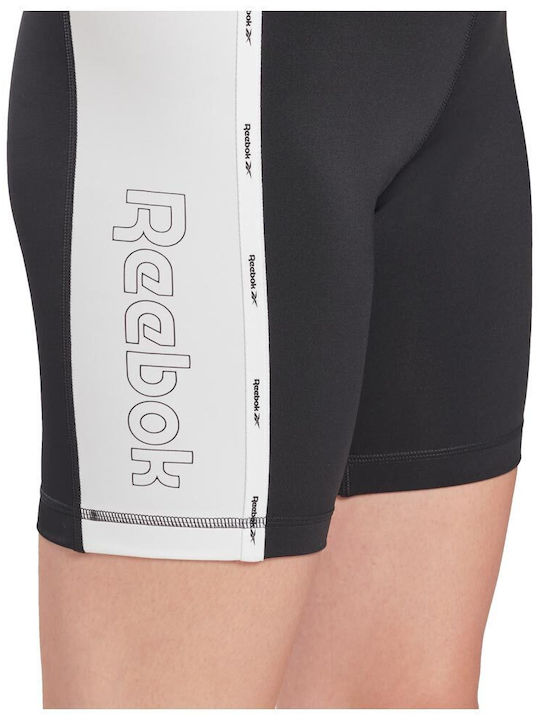 Piping Training Women's Bike Leggings High Waist Night Black