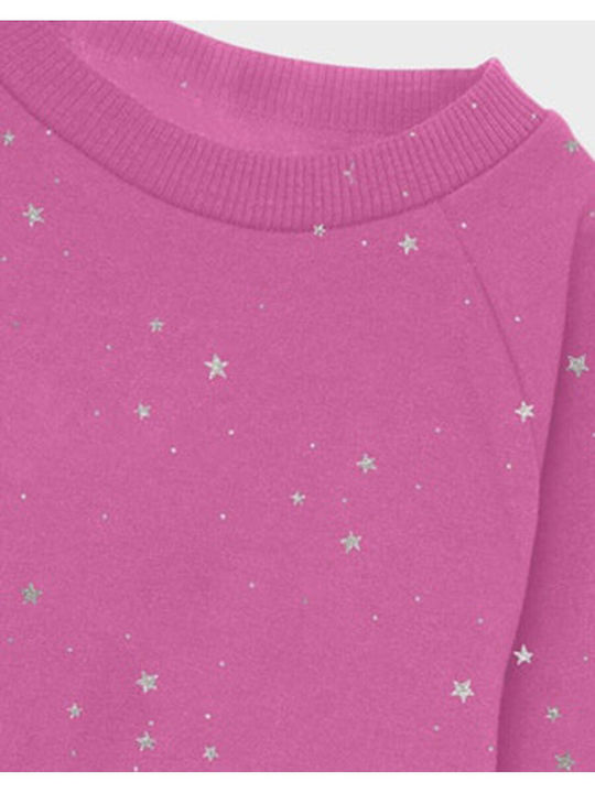 Kinderkleid Langärmelig Fuchsie